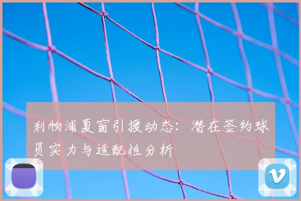 利物浦夏窗引援动态：潜在签约球员实力与适配性分析